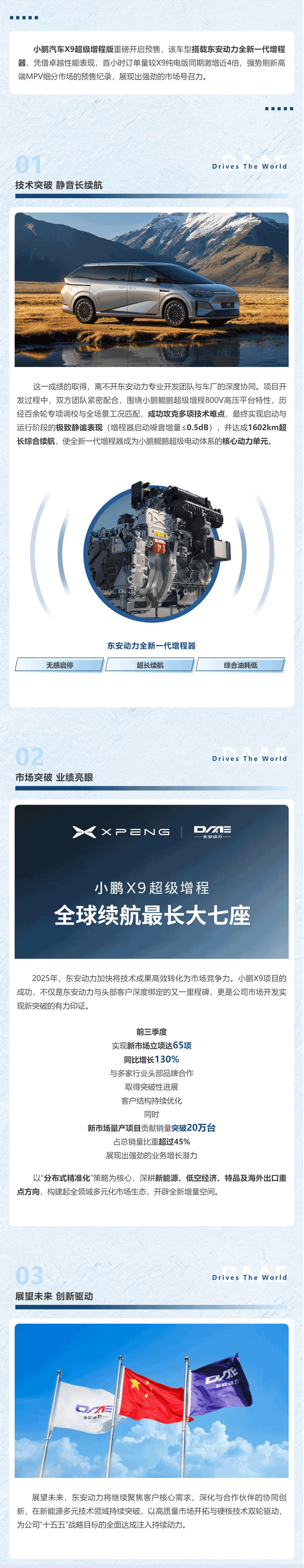 東安動(dòng)力新市場(chǎng)開發(fā)結(jié)碩果-小鵬X9超級(jí)增程開啟預(yù)售